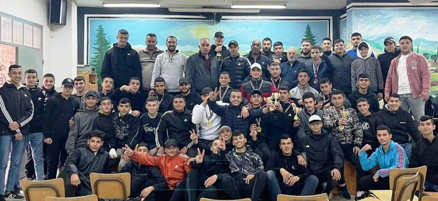 نجاح كبير لبطولة القدس لمصارعة الذراعين بضيافة ورعاية مدرسة ذكور الامة