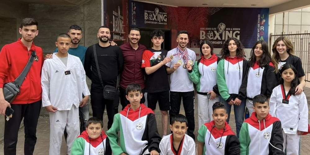 ابطال فلسطين يحصدون الذهب والفضة والبرونز في الاردن