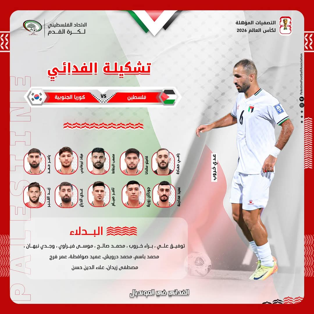 تعادل بطعم الفوز بين الفدائي ومنتخب كوريا الجنوبية