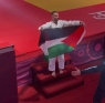 لاعب الجودو الفلسطيني نادر مشه يحرز اول ذهبية بالبطولة العربية للجودو في عمان