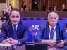 الفريق جبريل الرجوب، رئيس الاتحاد الفلسطيني لكرة القدم، والأمين العام للاتحاد فراس أبو هلال يحضران اجتماع الجمعية العمومية الخامس والثلاثين للاتحاد الآسيوي لكرة القدم، في العاصمة الماليزية كوالالمبور.